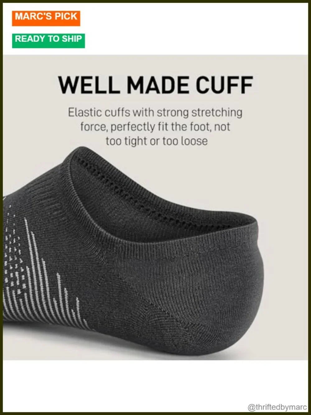 No Show Socks Men 10 Pairs Ankle Low Cut Cotton Non Slip Grips
